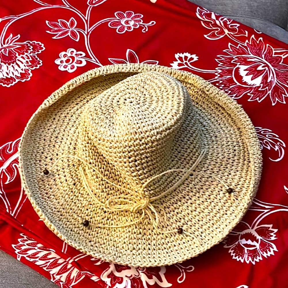 Torrid- NATURAL STRAW CRUISER HAT